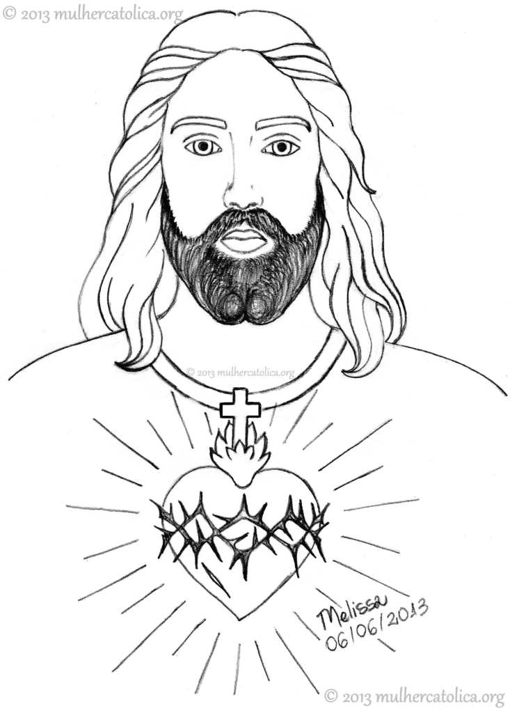 desenho de coração