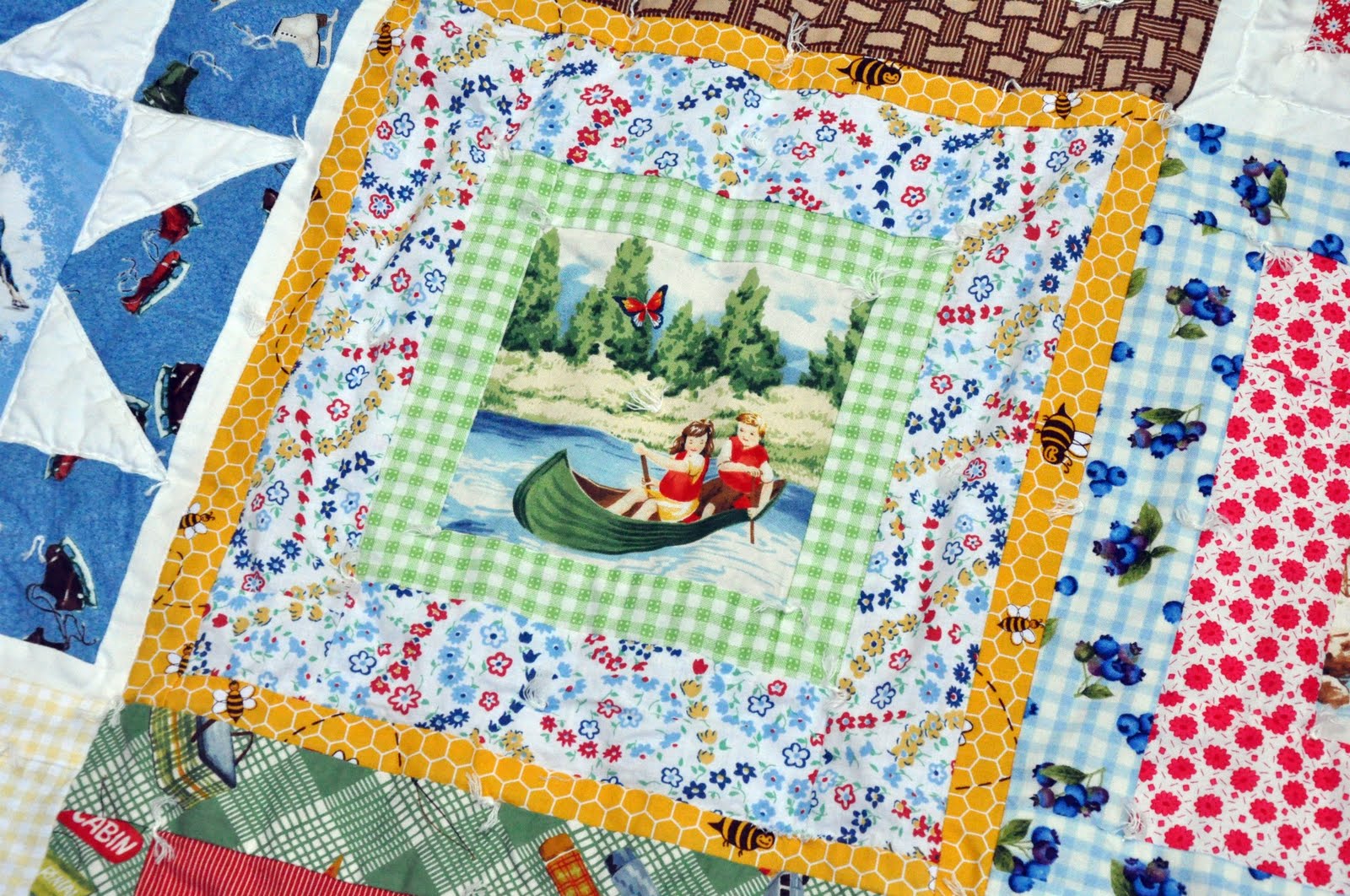 baby burrito quilts A new Hampshire Quilt for a friend who moved away...