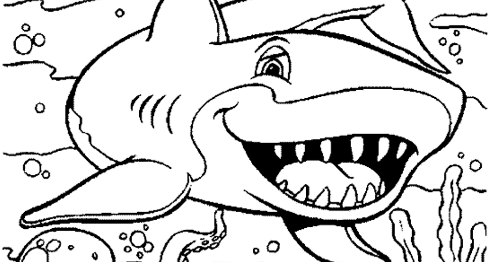 Sea Animals Coloring Pages Printable ~ Cute Printable Coloring Pages