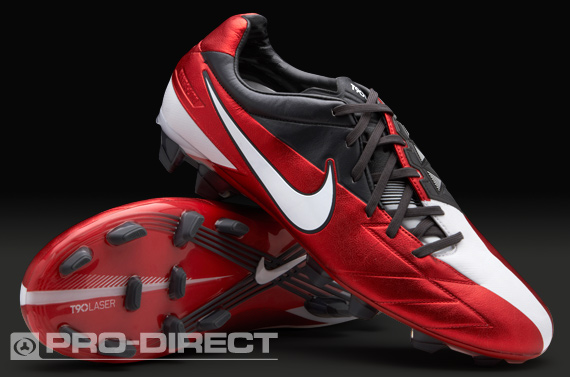 nike total 90 red and white