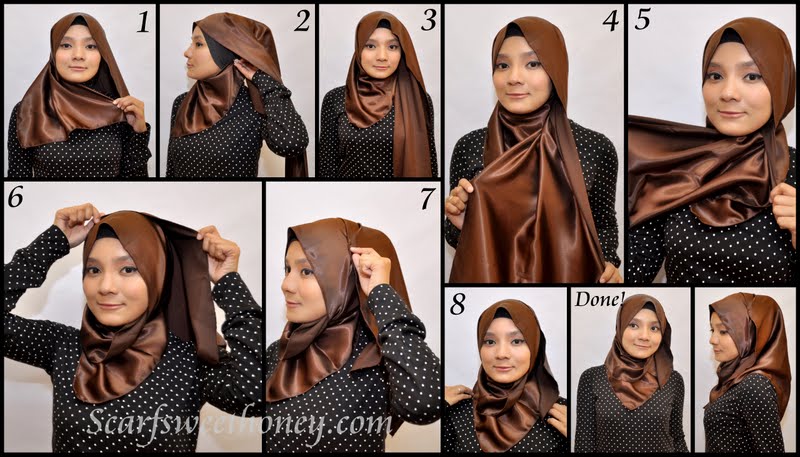 Tutorial Cara Memakai Hijab Lengkap 90 Gaya Bagian 3  Situs 