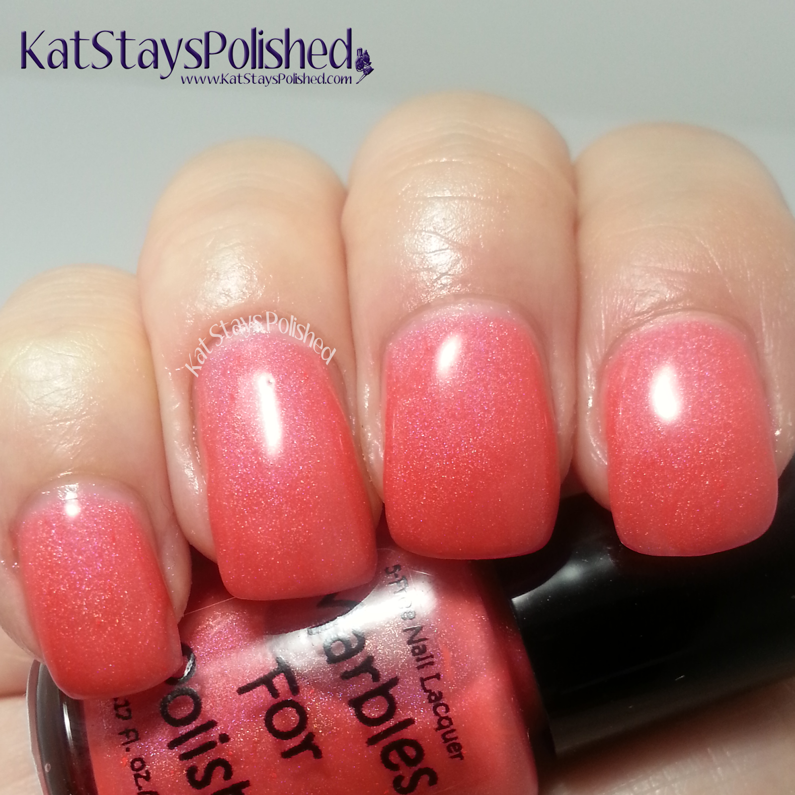 Marbles for Polish - Sweet Tooth Collection - Watermelon Fizz | Kat Stays Polished