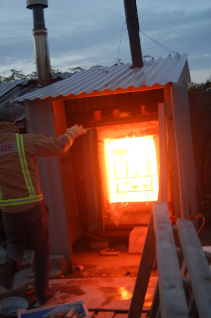 opening the kiln