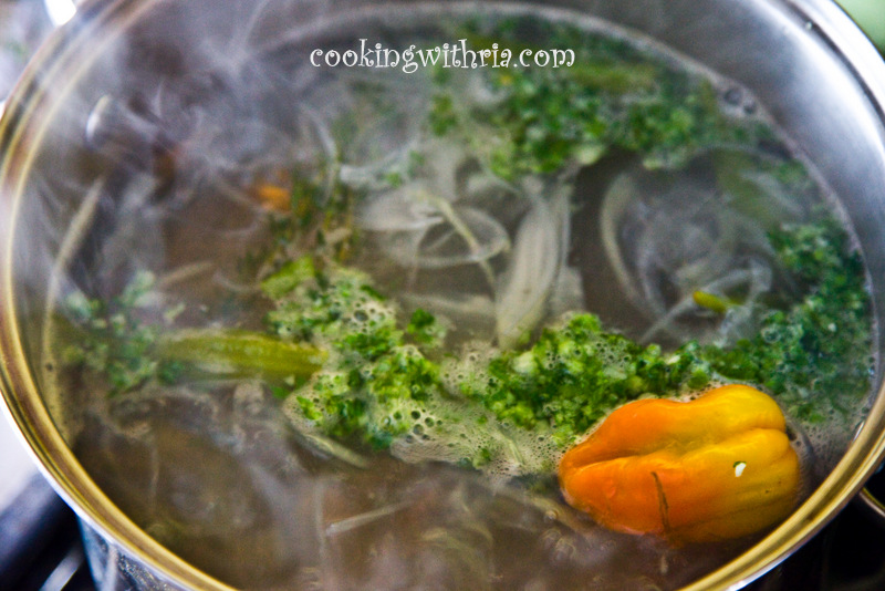 Season to taste with salt (I used about 4 teaspoons, maybe more) and