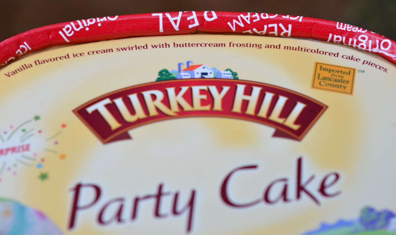 food and ice cream recipes REVIEW Turkey Hill Party Cake