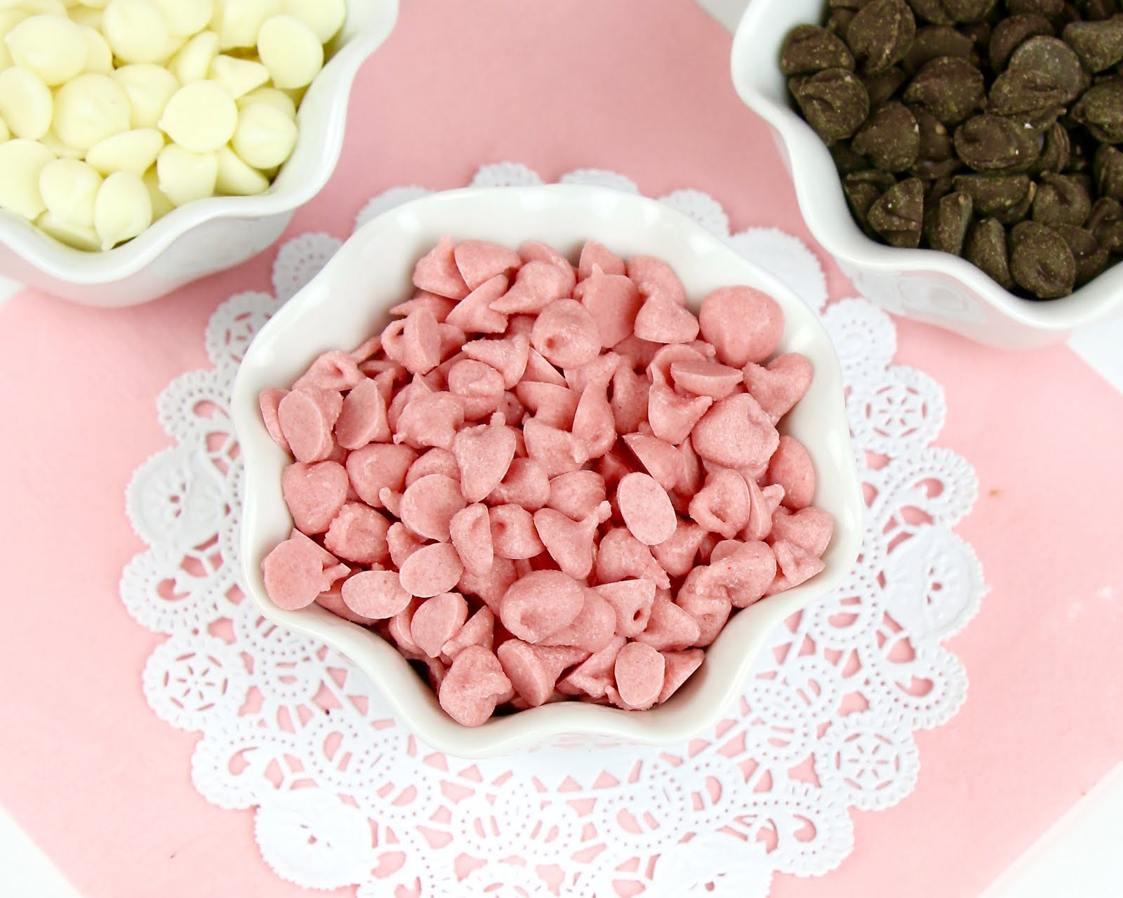 {VIDEO} DIY Strawberry Chocolate Chips & Rainbow Baking Morsels The