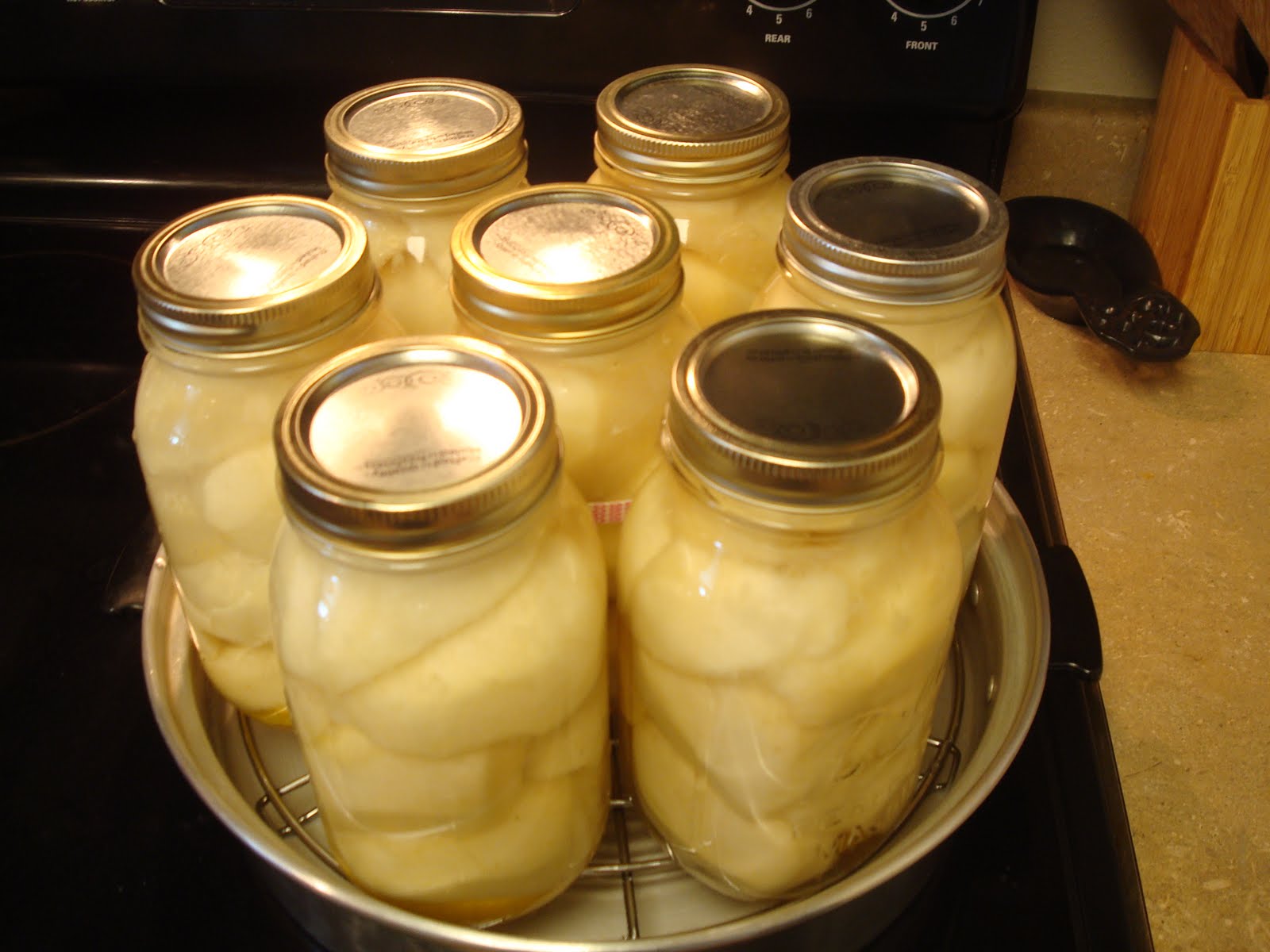 my family prepared Processing Times and lbs. for Basic Canning Recipes