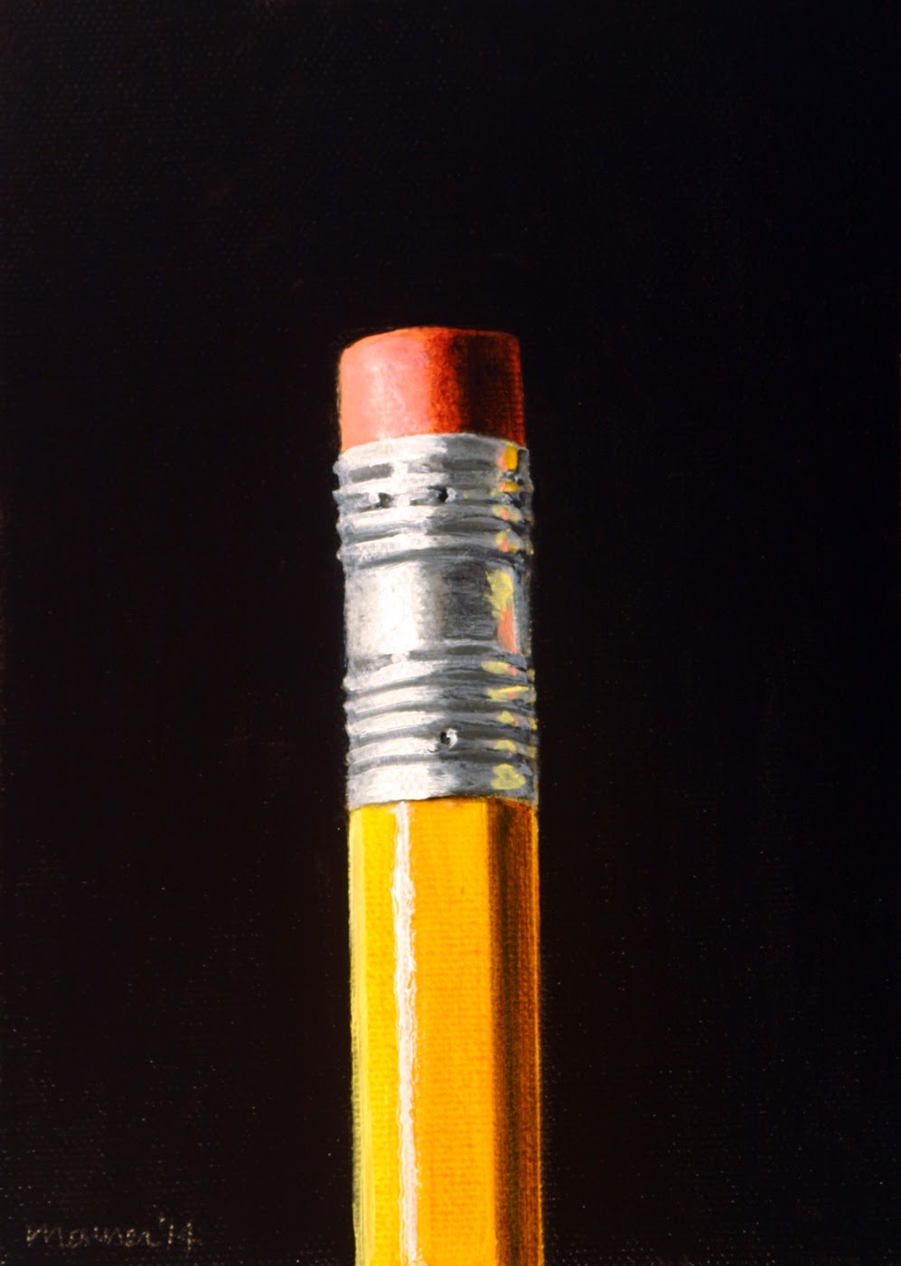 A Painting A Day Miniature Masterpieces Small original oil paintings by Darren Maurer Pencil