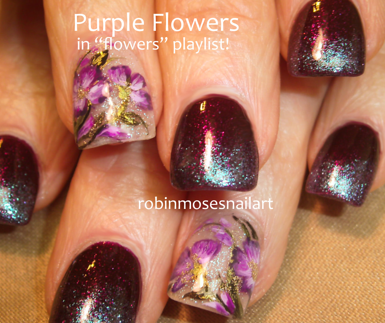 Robin Moses Nail Art best purple nails, best nails ever, cutest mauve