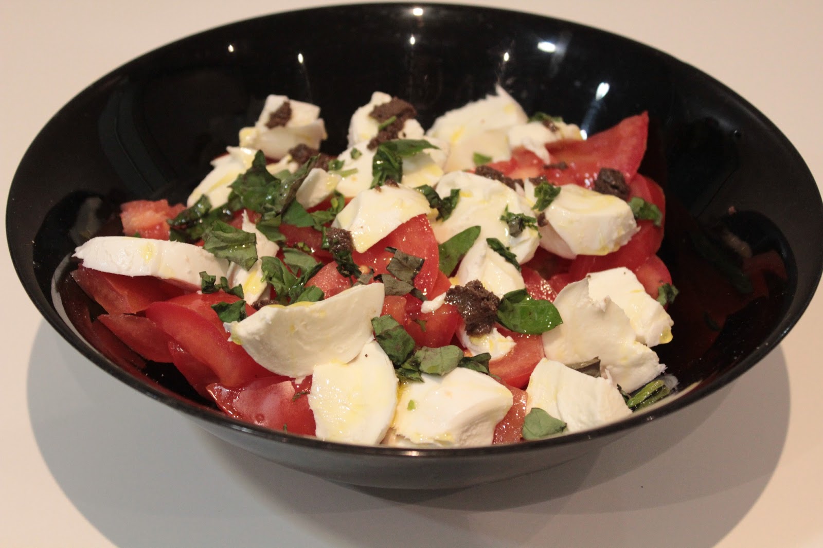 barcelona delicious Tomato and mozzarella di bufala cheese salad
