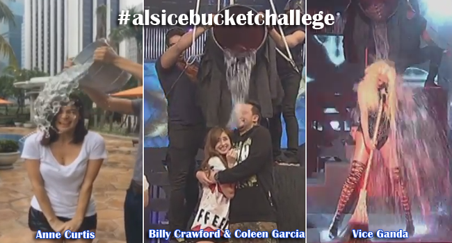 ALS Ice Bucket Challenge Accepted by Vice Ganda from Kris Aquino, Billy Crawford and Coleen Garcia, and Anne Curtis ALS Ice Bucket Challenge Accepted by Vice Ganda from Kris Aquino, Billy Crawford and Coleen Garcia, and Anne Curtis