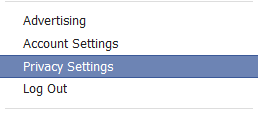 Facebook Privacy Setting