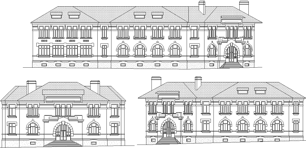 Stilul Arhitectural Neoromanesc Scoala Internat Pentru Copiii Feroviarilor