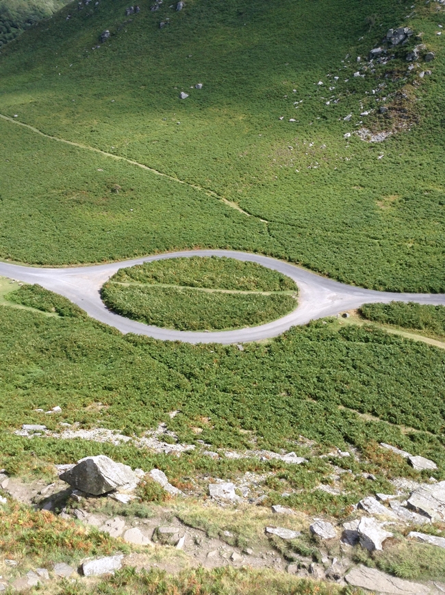 valley of the rocks british coastline trees roundabout mountains hills somerset england landscape pretty