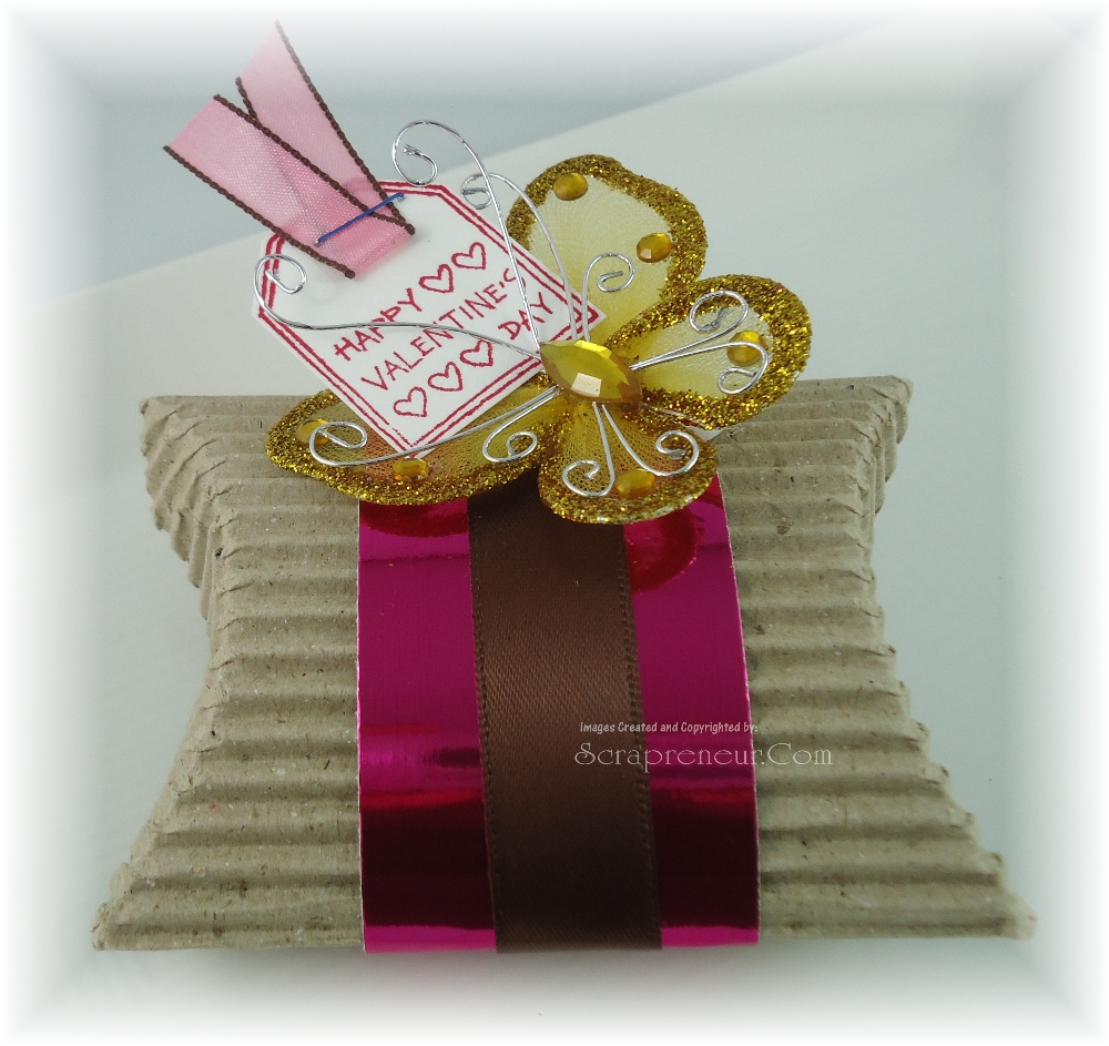 Jinky's Crafts & Designs Valentine Pillow Gift Box