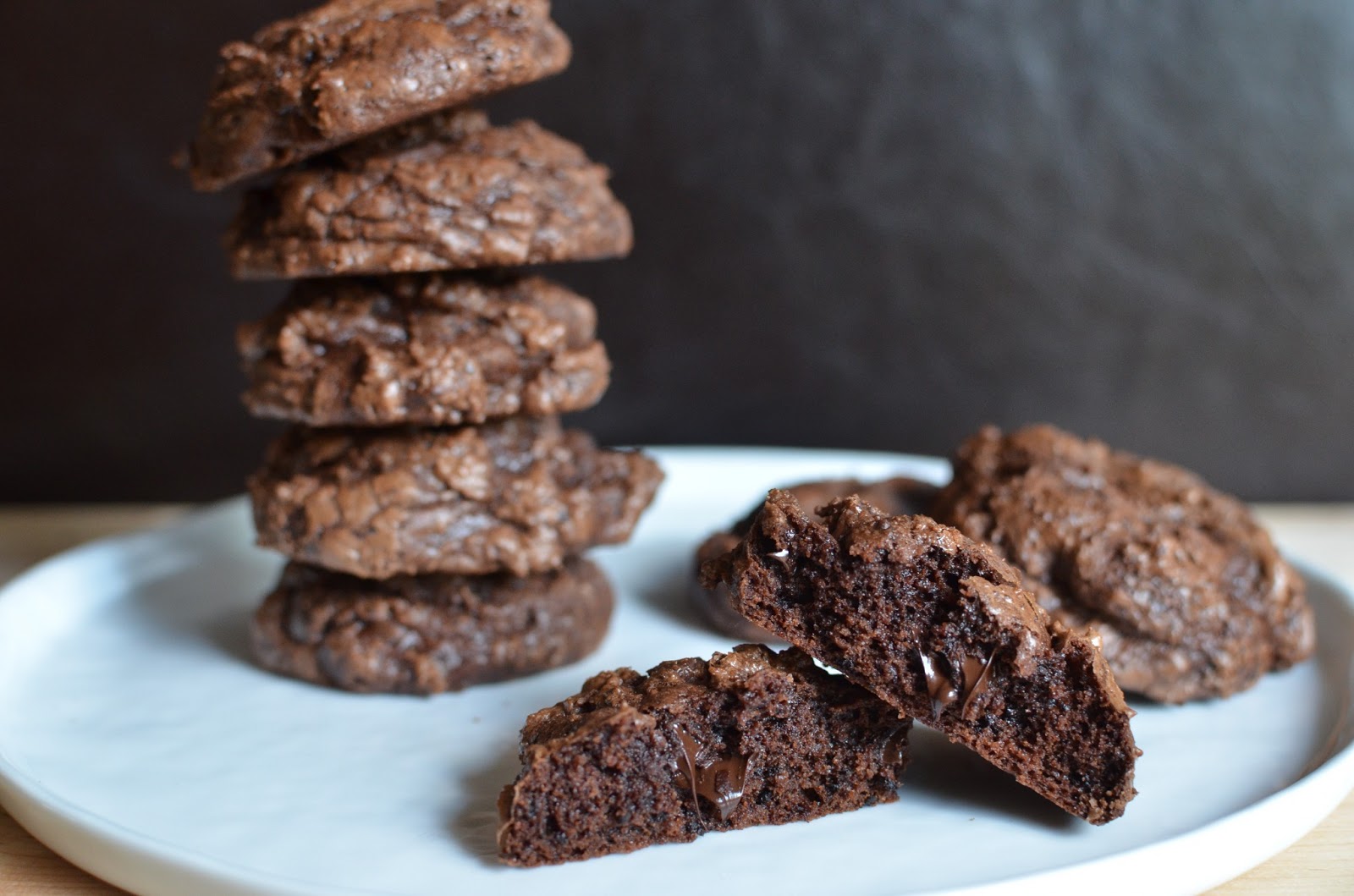 Playing with Flour Doublechocolate espresso bean cookies