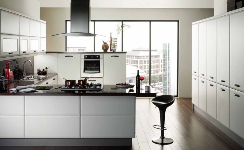 Modern White Cabinets