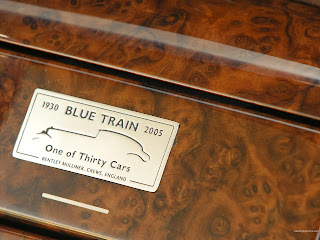 bentley blue train