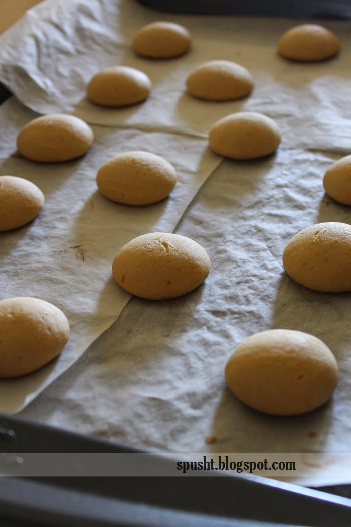 Spusht Vanilla Sandwich Cookies with Chocolate Filling Eggless Baking
