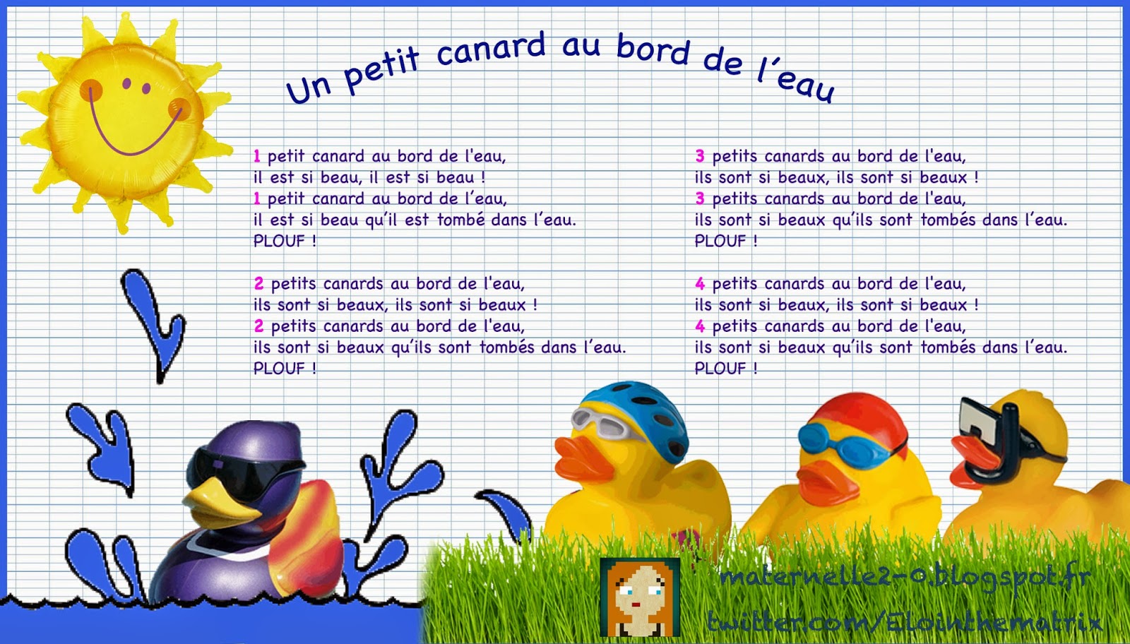 Maternelle 2.0 VIDEO Un petit canard au bord de l'eau