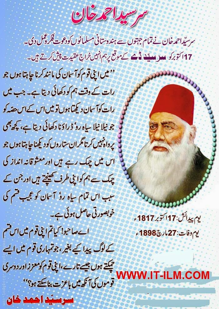 Sir syed ahmed khan contribution image