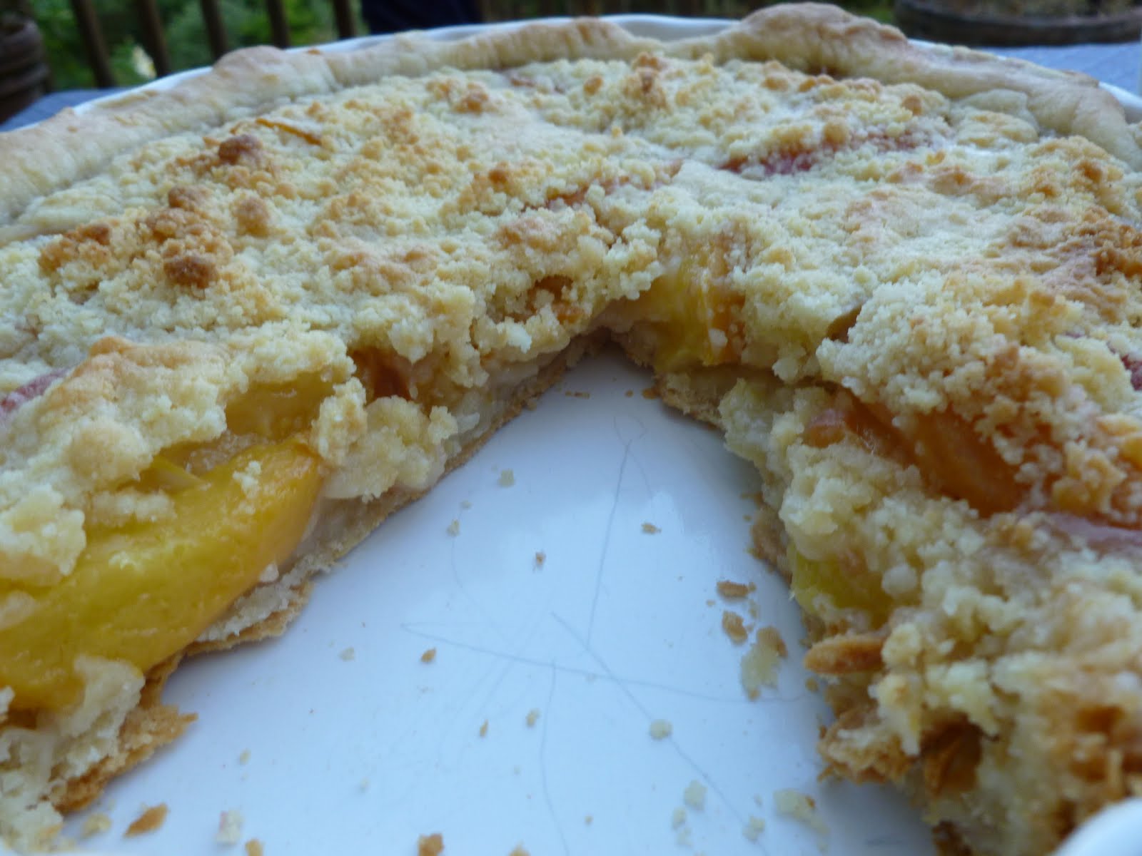 Wandering Voyager Peach And Creme Fraiche Pie