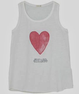 Oysho colección San Valentín 2014 camiseta corazón