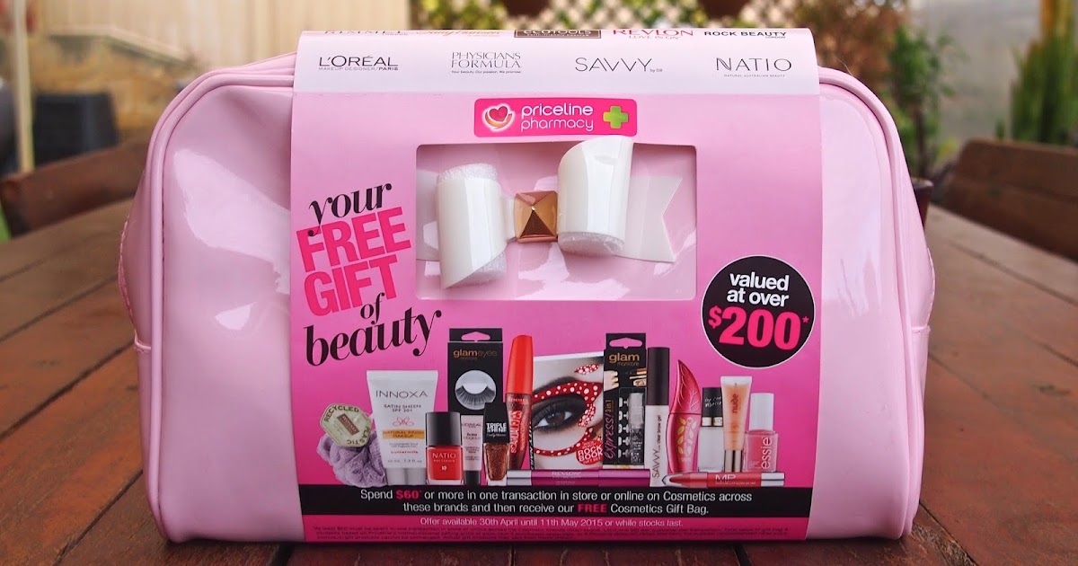Born to Buy Priceline Haul and Cosmetics Bag Gift with Purchase May, 2015