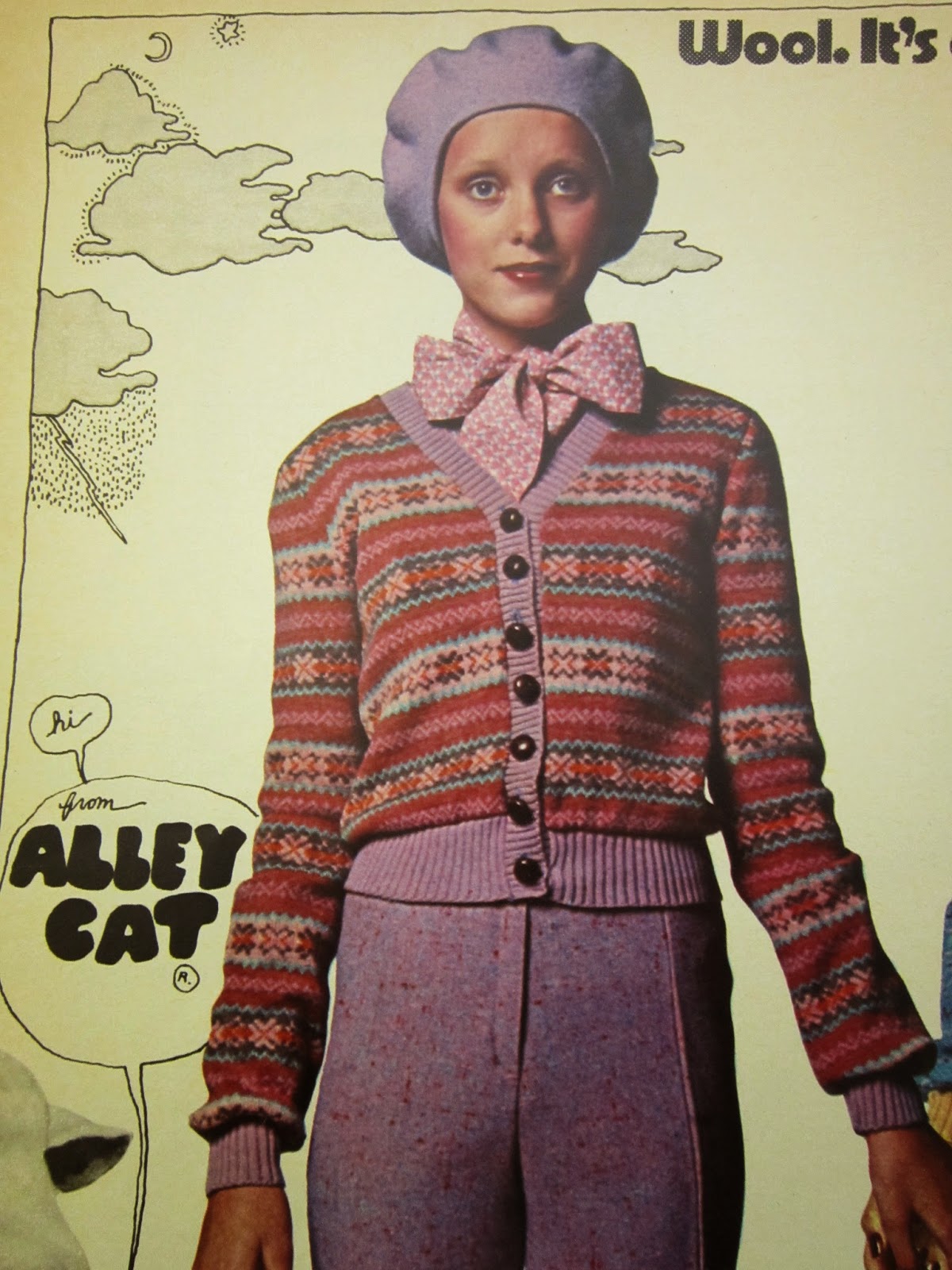 gold country girls Alley Cat By Betsey Johnson , Circa 1972