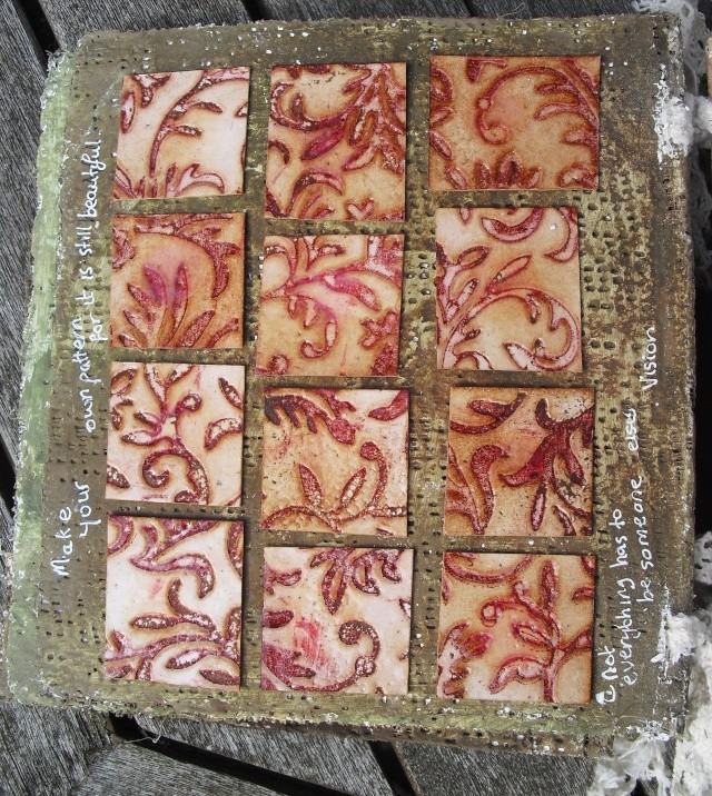 The Craft Barn Modelling week Modroc Art Journal