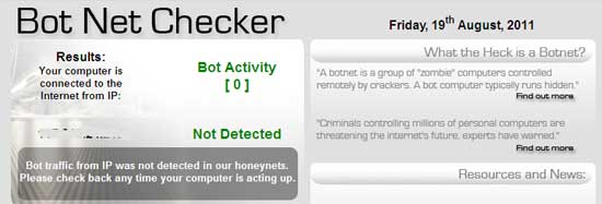comprobar si tu PC pertenece a una botnet