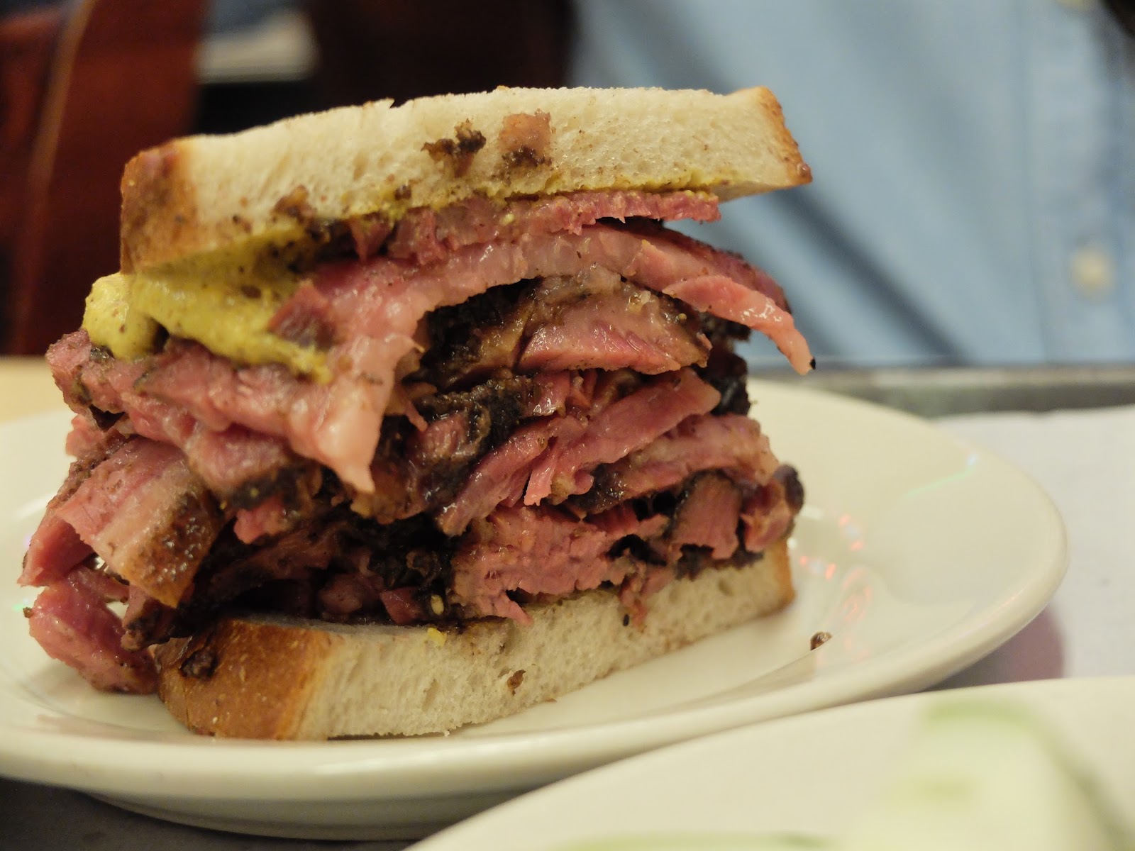 Honey & Ricotta Pastrami Sandwich at Katz's Deli