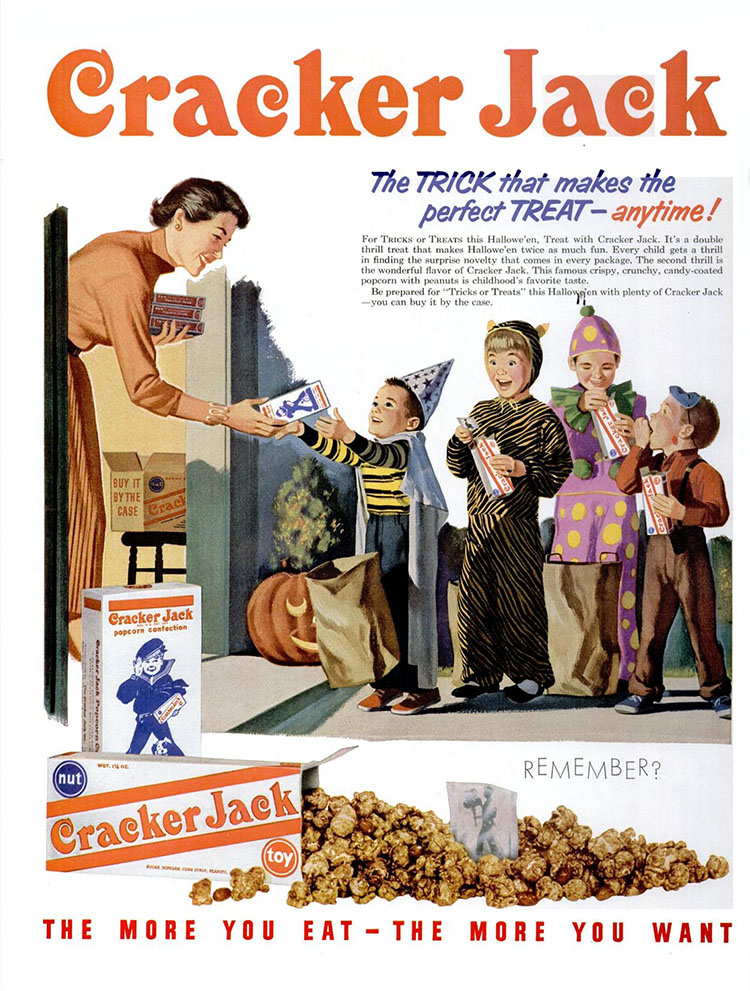 25 Fun and Interesting Vintage Halloween Ads from between 1930s and