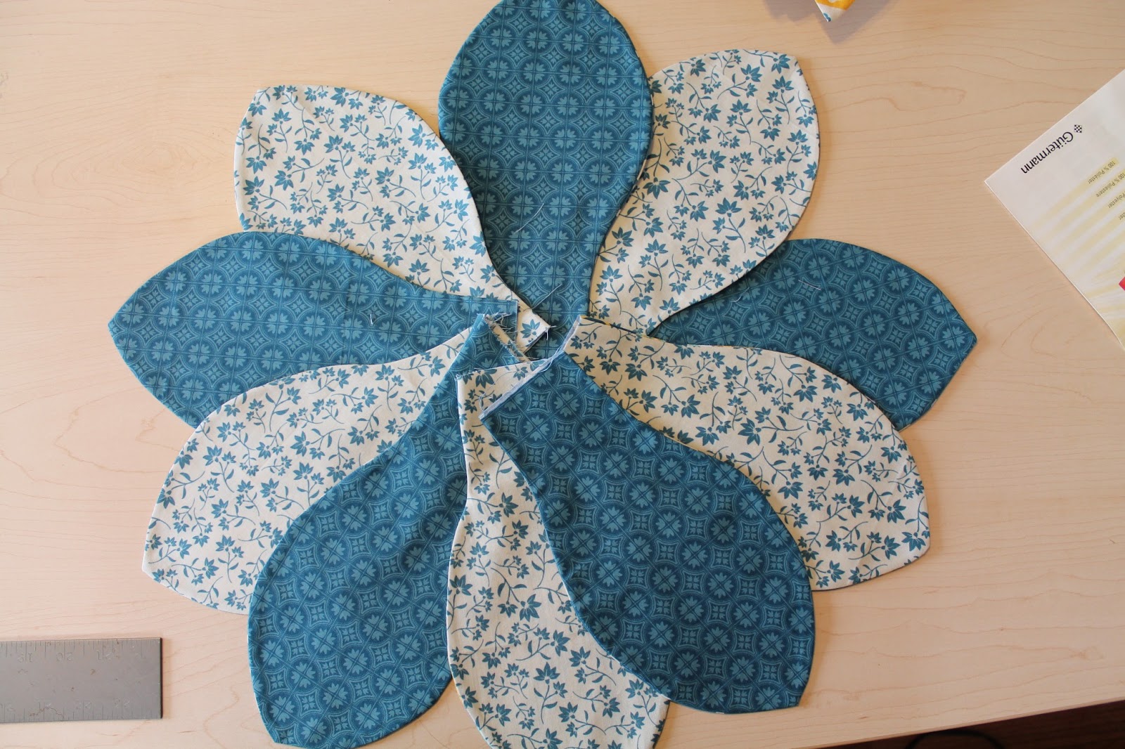 Jackie's Art Quilts Another 3D Flower Quilt