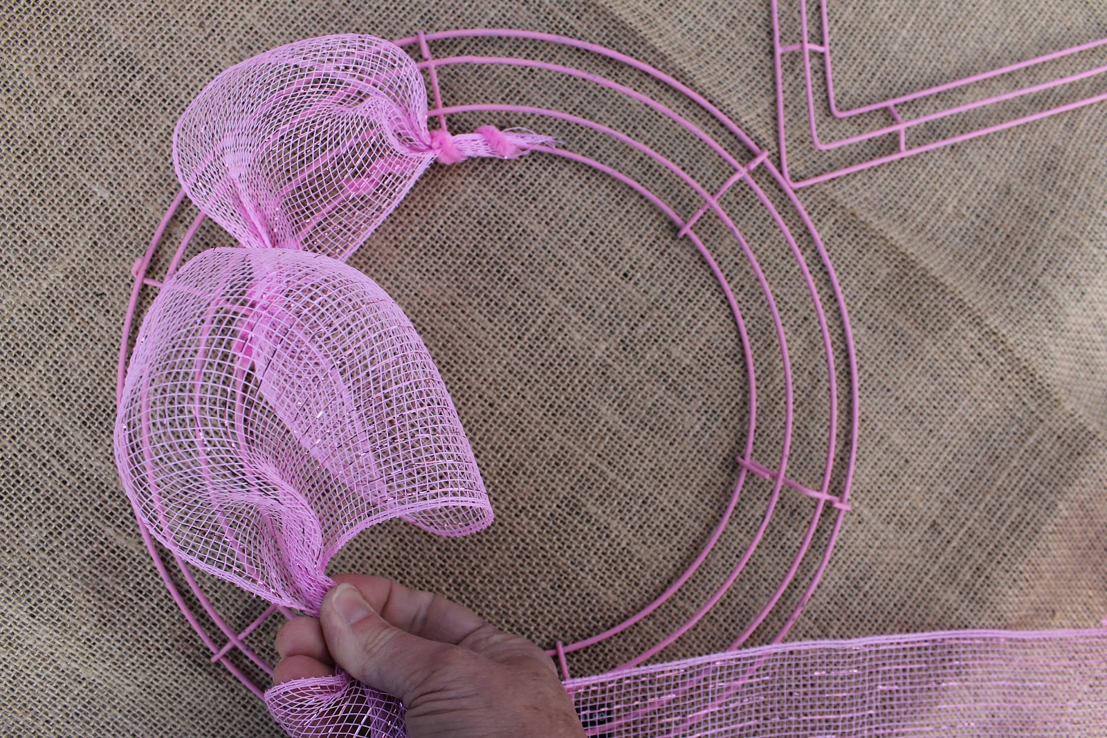 How to Make Deco Mesh Wreaths Miss Kopy Kat
