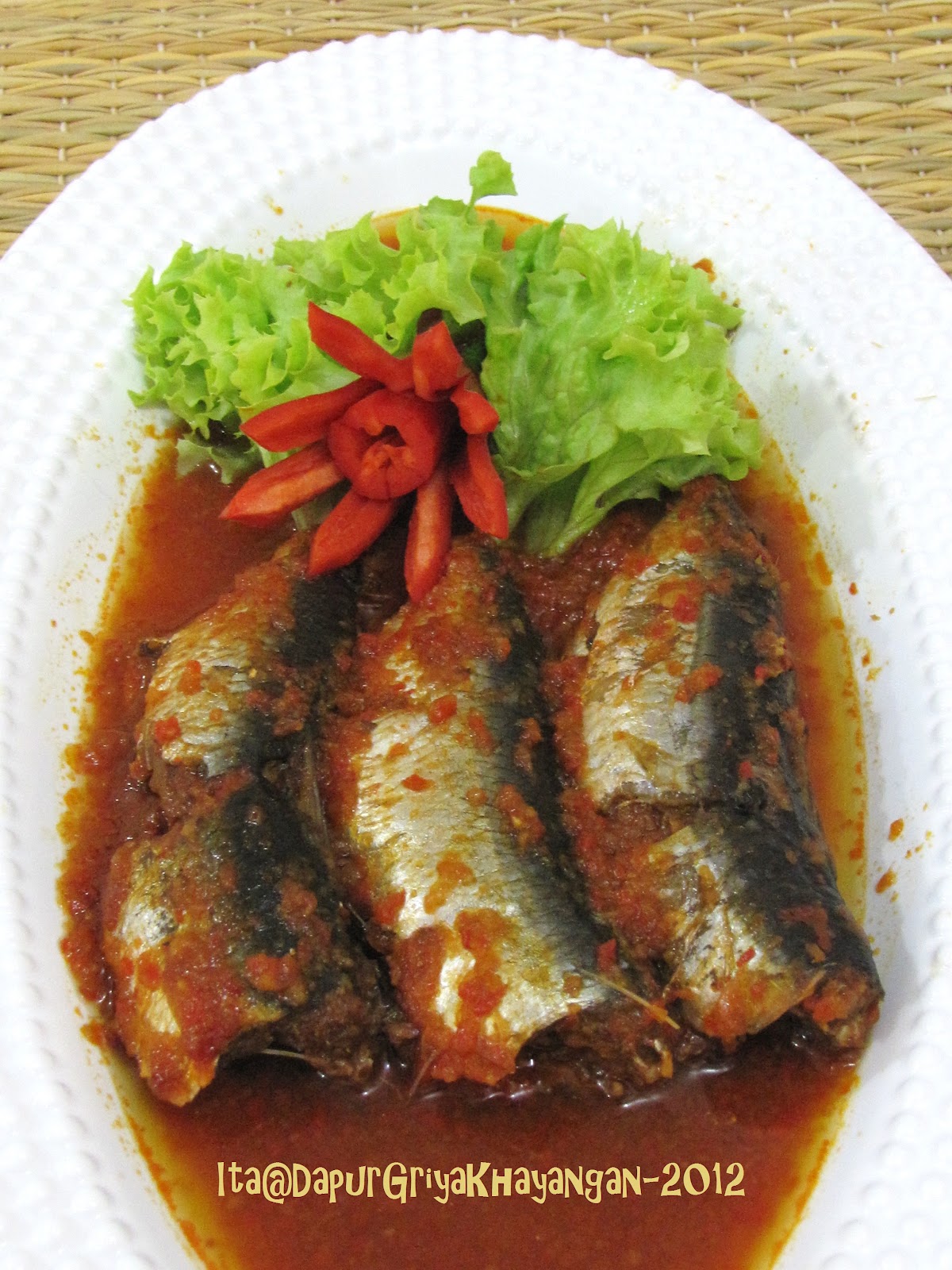 Dapur Griya Khayangan Homemade Ikan Sardines (ala ikan sardin kaleng)