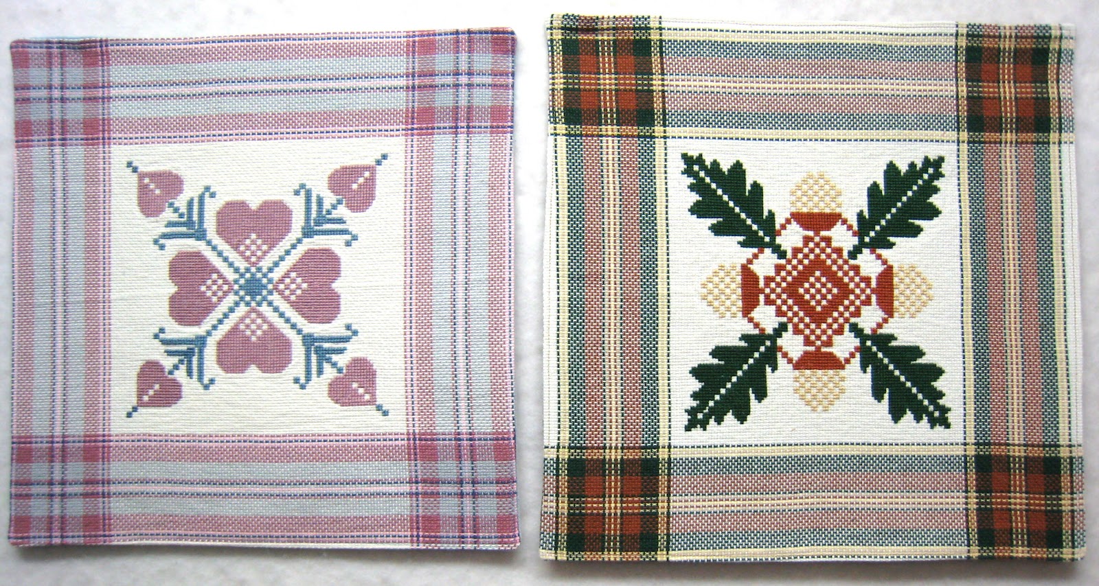 WedeWorks Cross Stitch Table Mats