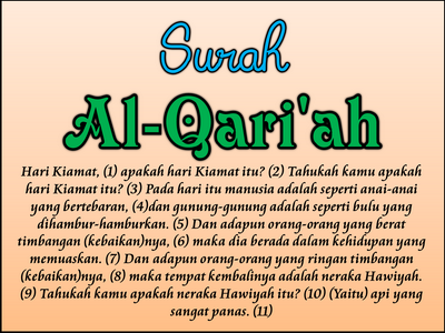 Al Islam 14 Surah Al Qariah