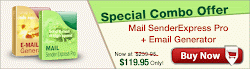 Mail Sender Express Pro+ Email Generator Combo  Offer