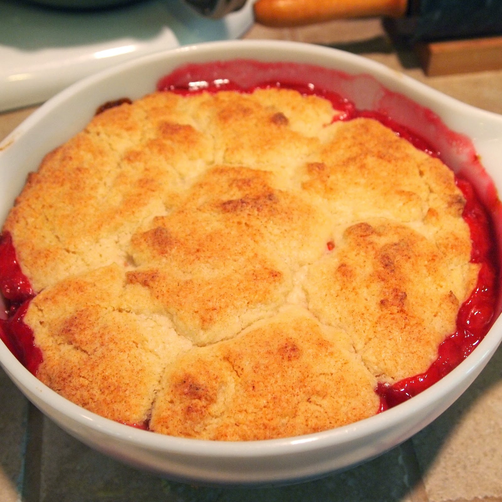 The Alchemist Fresh Peach Cobbler with a Biscuit Crust