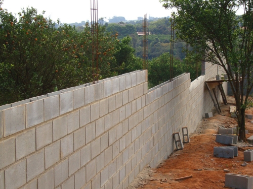 muro bloco de concreto vedação muro bloco de concreto vedação