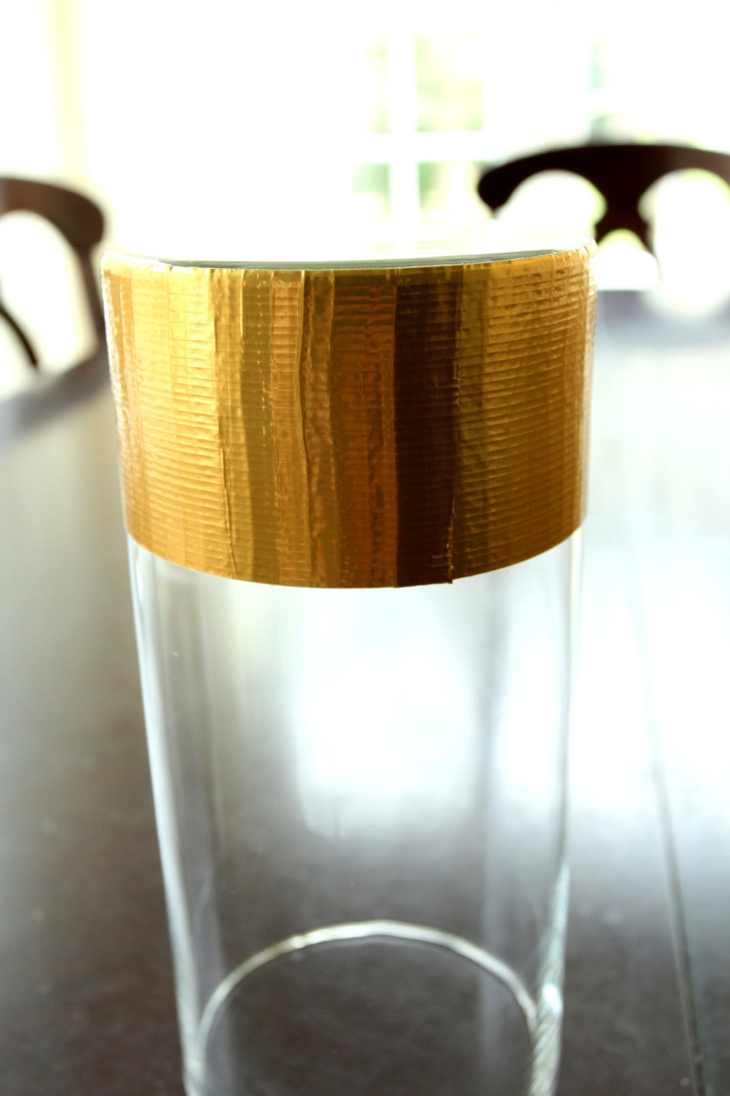 5 Minute {Un} Dipped Gold Vase Less Than Perfect Life of Bliss