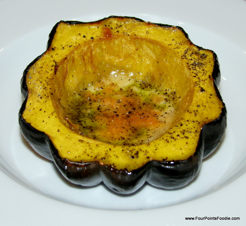 The Four Points Foodie Oven Roasted Acorn Squash