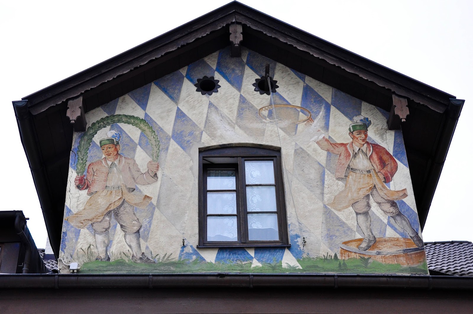 Painted house, Garmisch-Parternkirchen, Bavaria, Germany