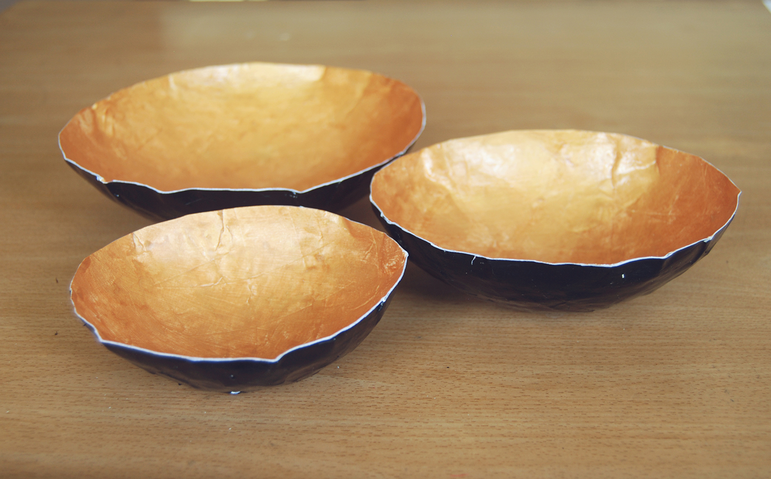 The Pink Doormat Paper Mache Bowls
