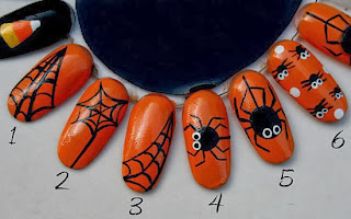 Wonderful Easy Halloween Nail Art