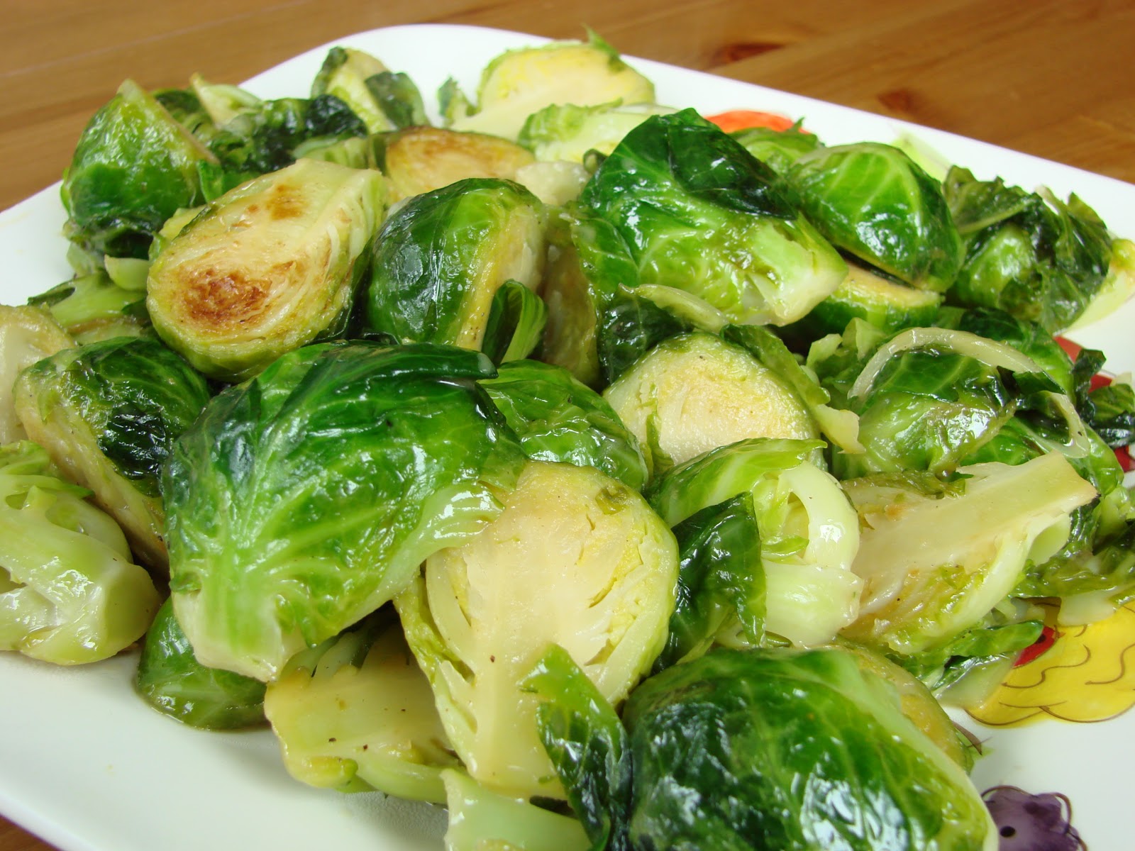 Halal Mama Brussels Sprouts with Maple Syrup and Dijon Mustard