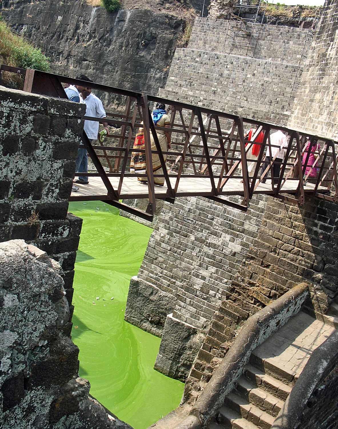 Stock Pictures Daulatabad Fort near Aurangabad