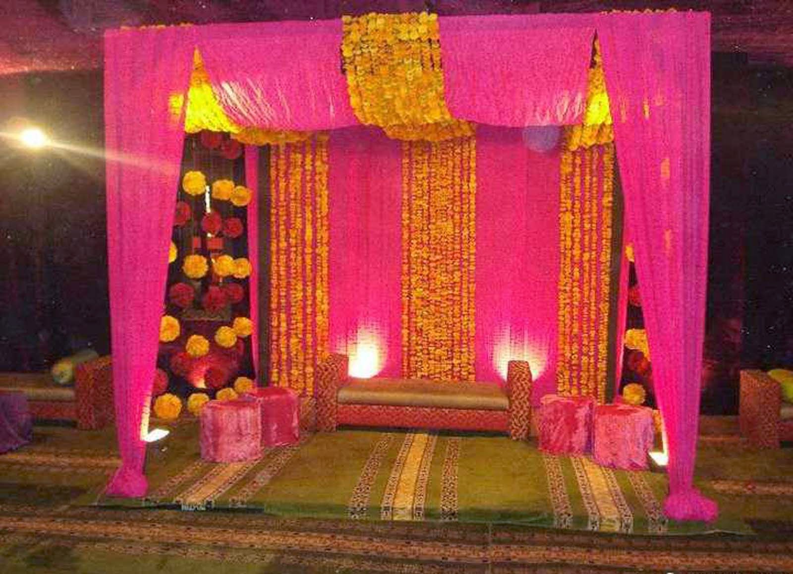 Gaye Holud Stage Design Wedding Snaps....
