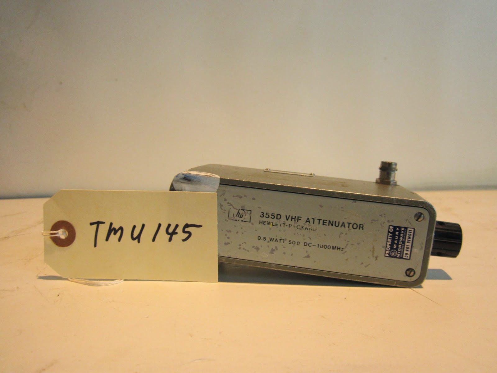 HP 355D VHF Attenuator 0.5 Watt 50Ohms (TMU145) Panatron Inc.